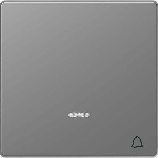 Merten - Abdeckung/Bedienelement für Installationsschalterprogramme Wippe eds MEG3325-6036 Aufdruck Klingel
