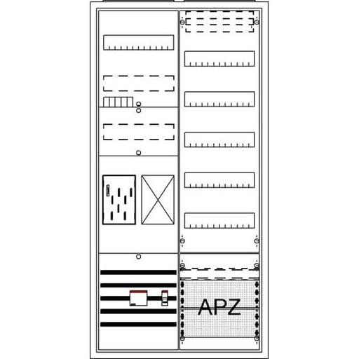 Striebel&John - Zähler-Komplettschrank Komplettschrank BA27FBB APBKE-IA271Z1R1V5A2O