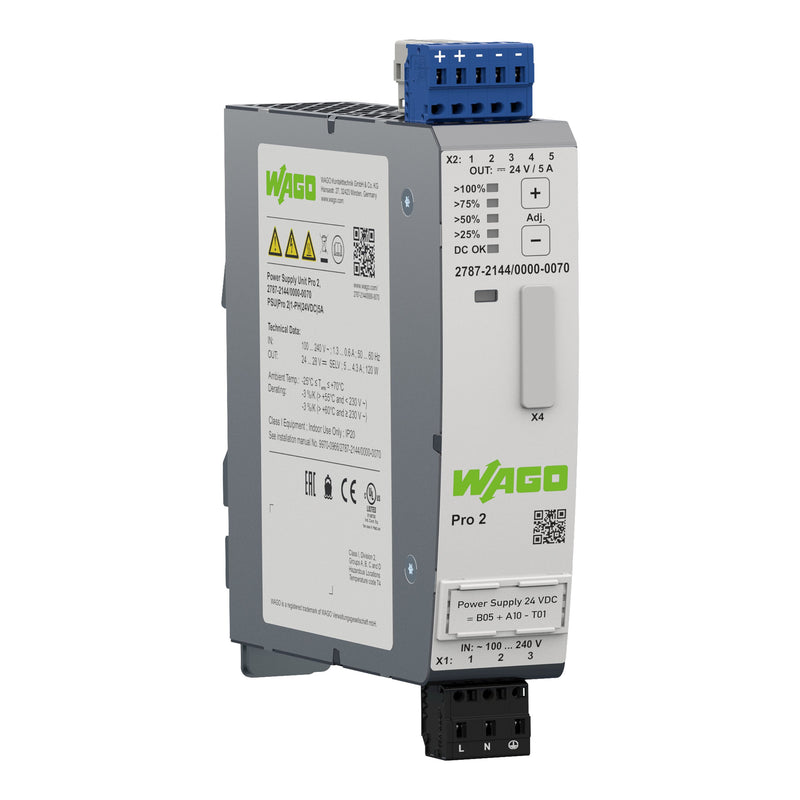 WAGO - Gleichstromversorgung Stromversorgung 2787-2144/000-070 Pro 2,1 phasig