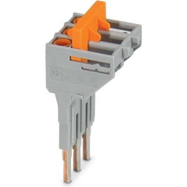 Phoenix Contact - Querverbinder/Brücker für Reihenklemme Schaltbrücke SB-ME 3-6 3pol,grau/orange − 10 Stück