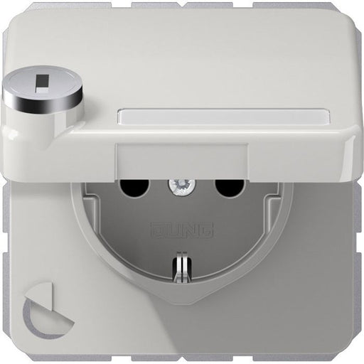 Jung - Steckdose SCHUKO-Steckdose 16A 250V CD 1520 NAKLSL LG m.Berührungsschutz