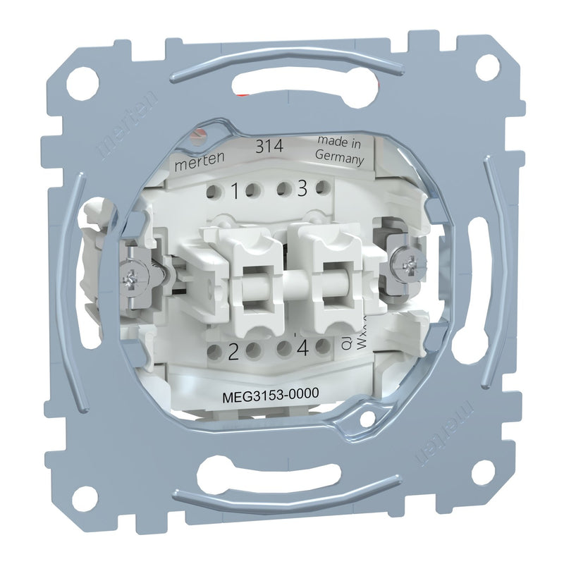 Merten - Taster Doppeltaster-Einsatz 1S/1Ö MEG3153-0000 1-pol.10A 250V AC