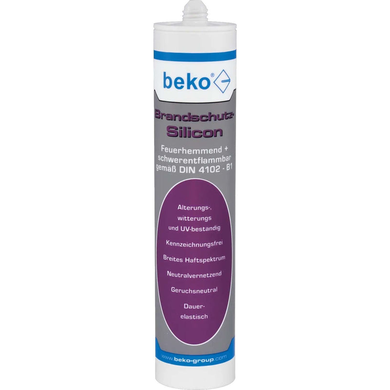 Beko - Brandschutzbeschichtung/-bandage/-schaum/-dichtstoff Brandschutz Silicion 22803 (VE310) 310ml grau