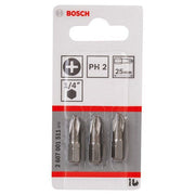 Bosch - Bit Schrauberbit Extra-Hart PH 2607001511 2, 25 mm, 3er-Pack
