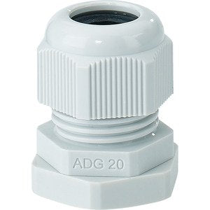 Hensel - Kabelverschraubung Anbau-Kabelstutzen ADG 20 IP 66, M 20 − 20 Stück