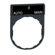 Schneider Electric - Bezeichnungsschild für Befehlsgeräte Schildträger 30x40mm ZBY2185 f. Geräte D22mm − 10 Stück