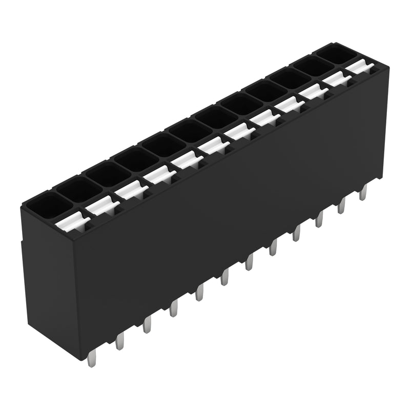 WAGO - Leiterplattenklemme THR-Leiterplattenklemme 2086-1112 Drücker,1,5mm²,sw − 72 Stück
