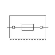 WAGO - Sicherungs-Reihenklemme 2-Leiter-Sicherungsklemme 2004-1611/1000-836 − 50 Stück