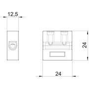 OBO Bettermann - Ein- und mehrpolige Klemmenleiste Keramikklemme TK 10 für FireBox T − 5 Stück