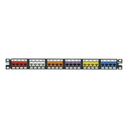 Panduit - Patchpanel Kupfer Patchpanel 24 Port CPP24FMWBLY Modular Flush Mount − 10 Stück