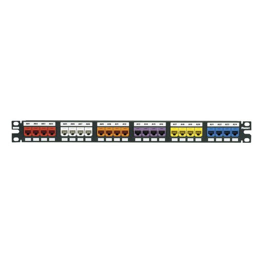 Panduit - Patchpanel Kupfer Patchpanel 24 Port CPP24FMWBLY Modular Flush Mount − 10 Stück