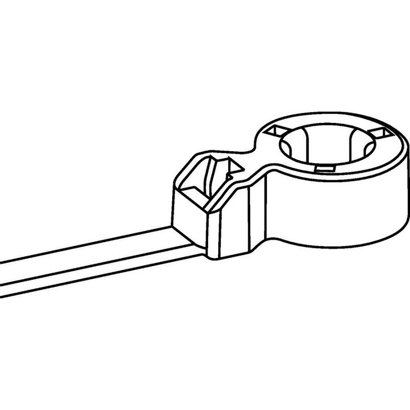 HellermannTyton - Kabelbinder Befestigungsbinder 157-00039(100) 175x5.7 − 100 Stück