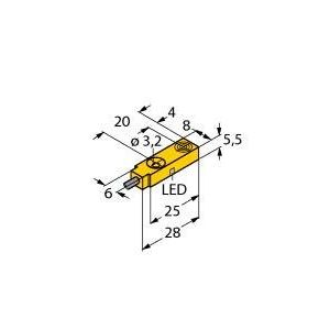 Turck - Induktiver Näherungsschalter Sensor BI2-Q5.5-AP6X induktiv