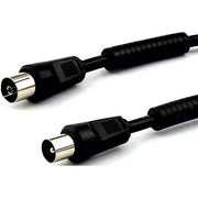 E+P Elektrik - Konfektioniertes Koaxkabel Antennenkabel 3,5m sw AB 3 >90dB