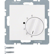 Berker - Raumthermostat Raumtemperaturregler 20268989 mit Wechsler
