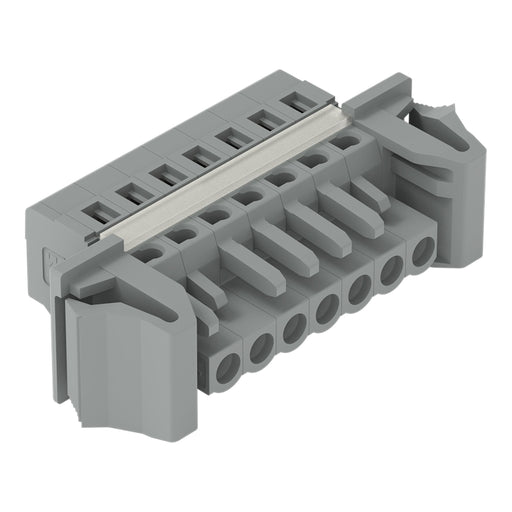 WAGO - Kabelsteckverbinder für Leiterplattensteckverbinder 1-Leiter-Federleiste 231-105/124-000 CAGECLAMP,2,5mm²,gr − 50 Stück