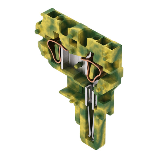 WAGO - Ein- und mehrpolige Klemmenleiste 2-Leiter-Mittelmodul 769-505/000-016 4mm²,grün-gelb − 250 Stück