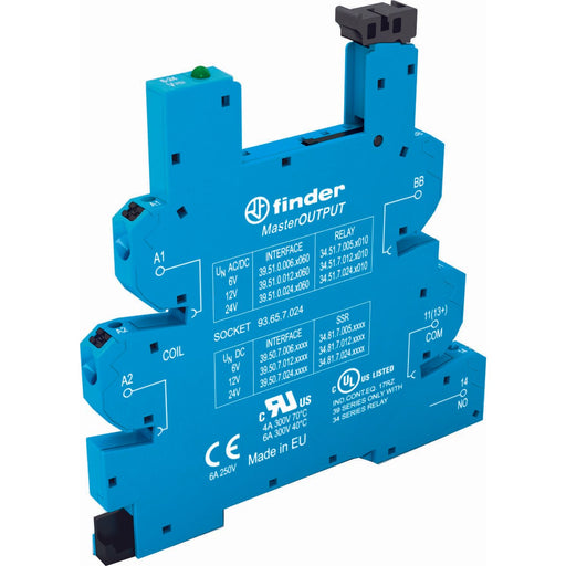 Finder - Relaissockel Push-In-Fassung 93.65.8.230 f. Rel. 34.51/34.81 − 10 Stück by Finder
