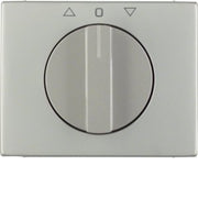 Berker - Abdeckung/Bedienelement für Installationsschalterprogramme Zentralstück mit Knebel. 1077710400 J-Ta-Ra K5 Edelst