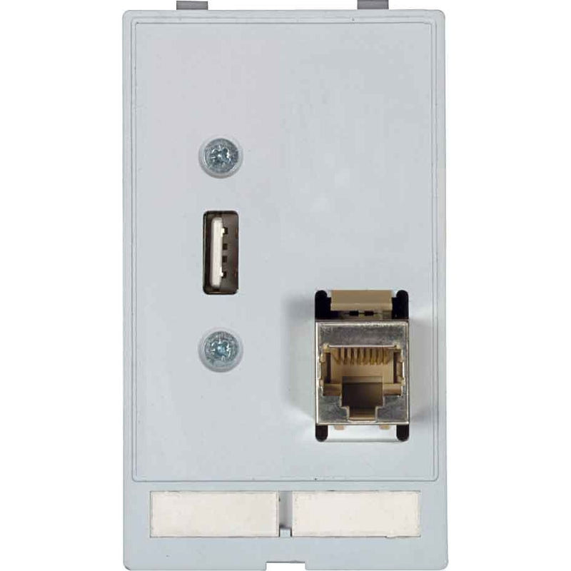 Murrelektronik - Einsatz/Abdeckung für Kommunikationstechnik Frontplattenschnittstelle 4000-68000-1310000 RJ45/45 + USB − 1 Stück