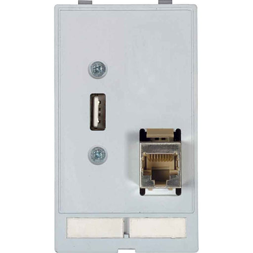 Murrelektronik - Einsatz/Abdeckung für Kommunikationstechnik Frontplattenschnittstelle 4000-68000-1310000 RJ45/45 + USB − 1 Stück