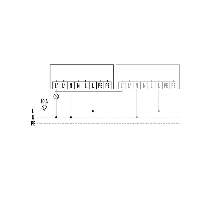ESYLUX - Bewegungsmelder/Präsenzmelder komplett Bewegungsmelder MD 180 BASIC L weiss 180° weiß