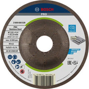 Bosch - Trenn-/Schleifscheibe PRO Stainless Steel 2608600539 Schruppscheibe 115 x