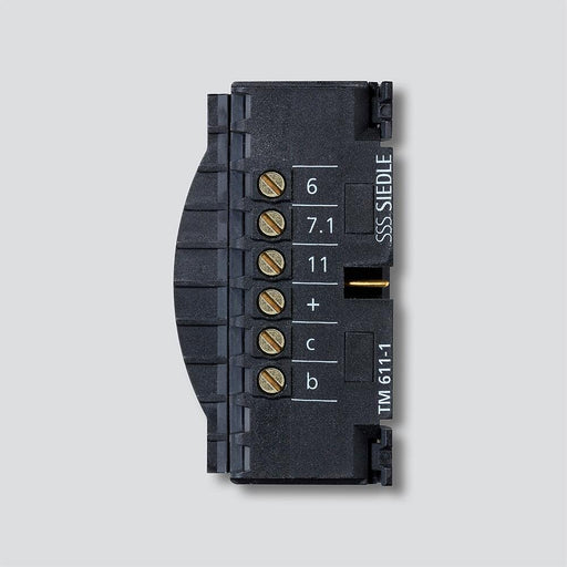 Siedle&Söhne - Zubehör/Ersatzteile für Türkommunikation Klemmblock TM 611-1 Schwarz