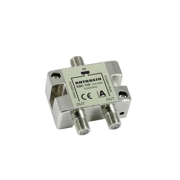 Kathrein - Abzweiger und Verteiler F-Verteiler 2-fach EBC 110 5-2400 MHz