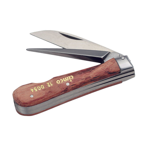 Cimco Werkzeuge - Messer Kabelmesser 120054 Holz 2-tlg