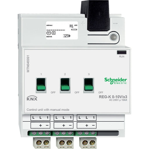 Schneider Electric - Bussystem-Lichtsteuereinheit Steuereinheit MTN646991 0-10 V REG-K/3fach