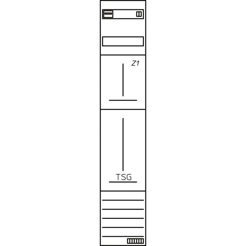 Eaton - Zähler-Komplettschrank Zählerfeld ZSD-M19A0573