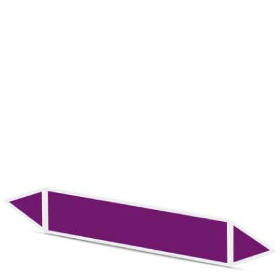 Phoenix Contact - Warn-/Hinweisschild Rohrleitungsmarkierer PML-T107 (26X280)R violett, 26x280mm