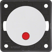 Berker - Installationsschalter Kontroll-Wippschalter 937622539 pows/gl 12V rt Linse