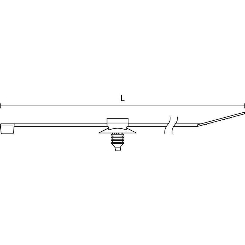 HellermannTyton - Kabelbinder Befestigungsbinder T30RFT5-MC5-BK-D1 150x3,5 sw − 500 Stück