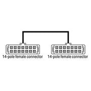 WAGO - Konfektioniertes Sensor-Aktor-Kabel Anschlussleitung 14-polig 706-753/300-300 gemäß DIN 41651