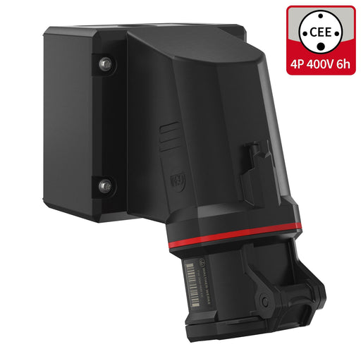 Walther Werke - CEE-Steckdose (IEC 60309) CEE NEO Wandsteckdose 32A FW131406CC 4P 6h IP54