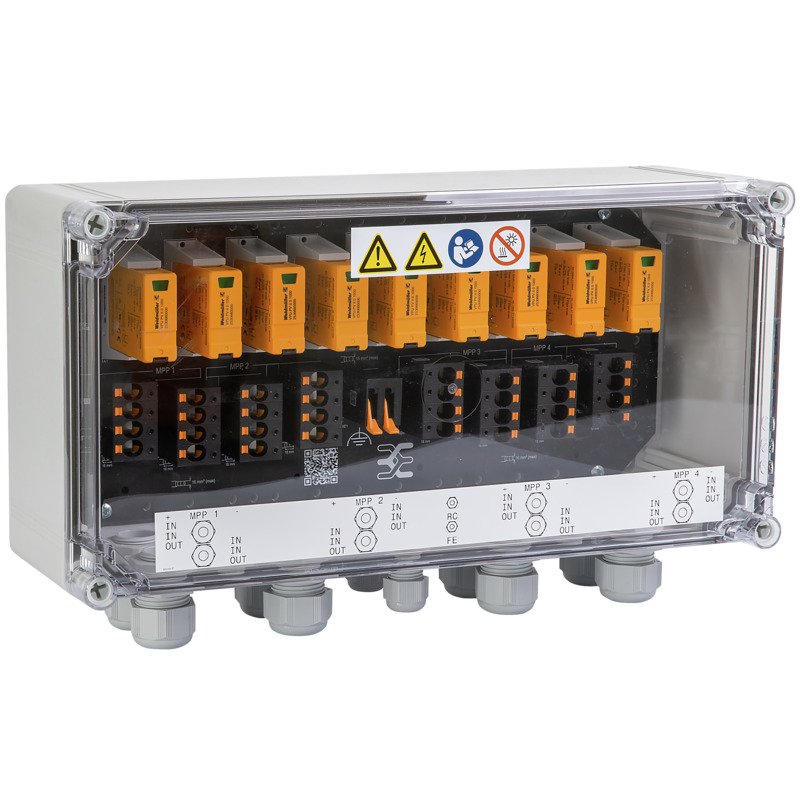 Weidmüller - Photovoltaik-DC-Stringbox Generatoranschlusskasten PVN1M4I4S#2737610000 1000 V, 4 MPP, 2 Ein