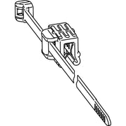 HellermannTyton - Kabelbinder Befestigungsbinder T50ROSEC22-MC5-BK-D1 − 500 Stück