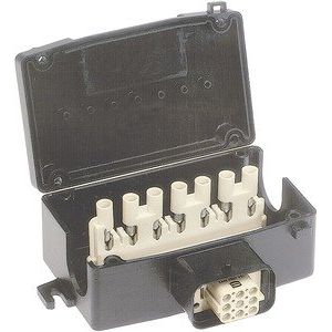 Harting - Installationskleinverteiler Energieverteiler 1xHan 09120084801 Q8/0 Buchseneinsatz