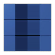 Jung - Abdeckung/Bedienelement für Installationsschalterprogramme Tastensatz 3fach LC 503 TSA 253 bleu outremer 59