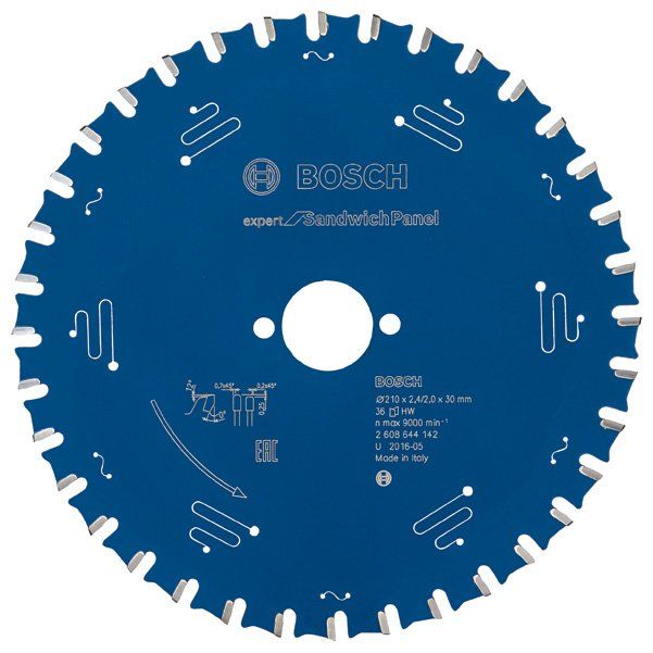 Bosch - Kreissägeblatt Expert for 2608644142 Sandwich Panel H 210