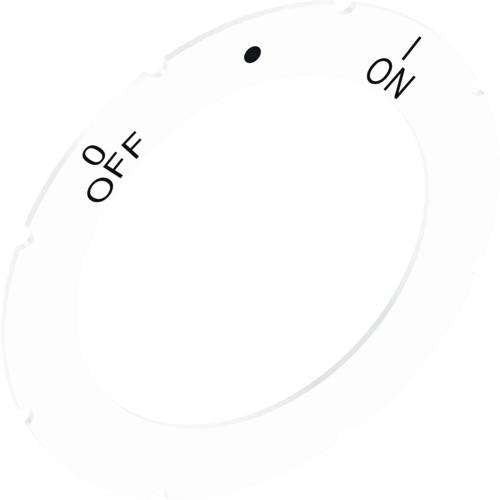 Stahl - Bezeichnungsschild für Befehlsgeräte Schild 8602/3 227012 58 0/OFF o I/ON − 1 Stück by Stahl
