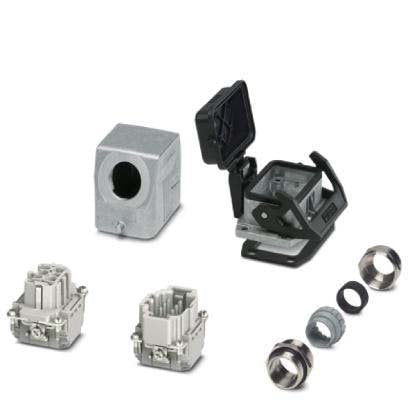 Phoenix Contact - Rechtecksteckverbinder, Set (Industriesteckverbinder) Steckverbinder-Set HC-STA-B06PT#1416353