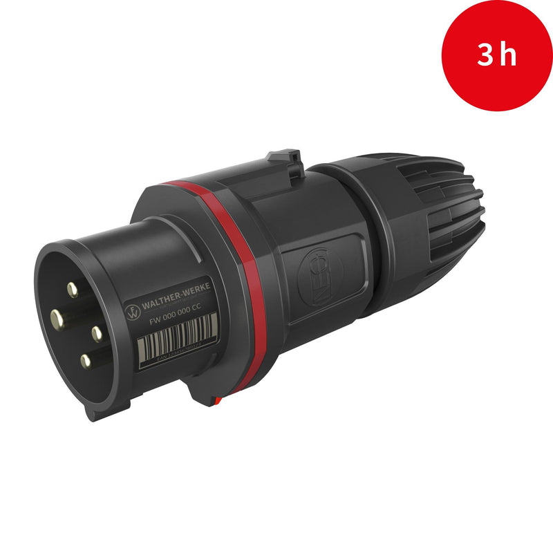Walther Werke - CEE-Stecker (IEC 60309) CEE NEO Stecker FW211403CC Classic 16A 4P 3h − 10 Stück