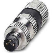 Phoenix Contact - Rundsteckverbinder, feldkonfektionierbar (Industriesteckverbinder) Sensorsteckverbinder SACC-M 8MS-3PCON 3pol.,gerade