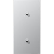 Jung - Abdeckung/Bedienelement für Installationsschalterprogramme Abdeckung mit Kipphebel AL 12-20 K 0 Kegel, 2fach, alu