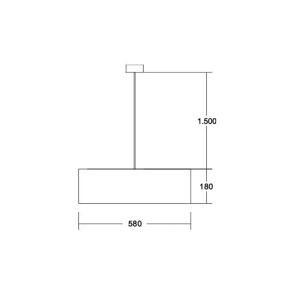 Brumberg Leuchten - Pendelleuchte 58266150 5x E27 max. 60W