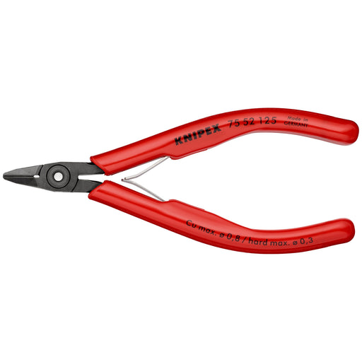 Knipex - Seitenschneider Elektronik-Seitenschneider 75 52 125 brüniert, 125mm