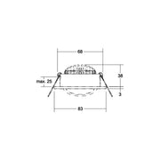 Brumberg Leuchten - Downlight/Strahler/Flutlicht LED-Einbaustrahler 41413173 3000K